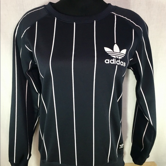 Adidas Eason Chan Extremely Rare Blue Striped Crew